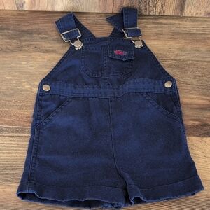 IZOD Lacoste Vintage Navy Infants/Toddlers Adjustable Overalls